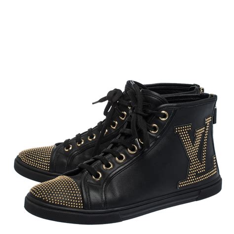 louis vuitton women's black sneakers